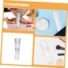 Baluue 2pcs Empty Lip Gloss Tube Refillable Container for Liquid