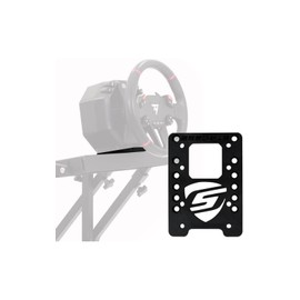 ＳＴＲＡＳＳＥ STRASSE T598 Mount Adapter – Heavy-Duty 4-Bolt Plate to Fit Thrustmaster T598 Direct-Drive Base on STRASSE & Fanatec-Pattern Cockpits, Easy Bolt-On Upgrade