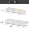 DEVENTORZ Ice Cube Tray Square Ice Cube Transparent Ice Cube