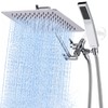 G-Promise All Metal 10" Dual Square Shower Head Combo |