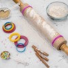 GreenOlive Rolling Pin Guide Ring Spacer Bands (8 Piece Set)