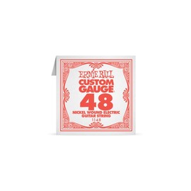 Ernie Ball Electric Guitar Strings (EB 1148 .048 Nickel Wound Single)