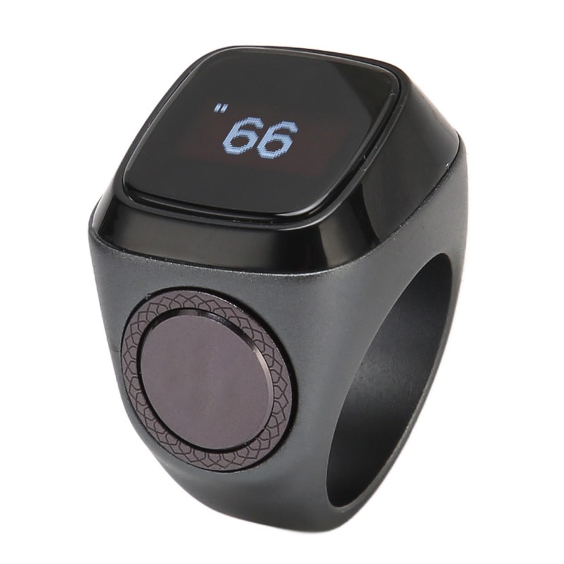 Smart BT Ring Counter 0.49in Screen Portable 5 Prayer Time