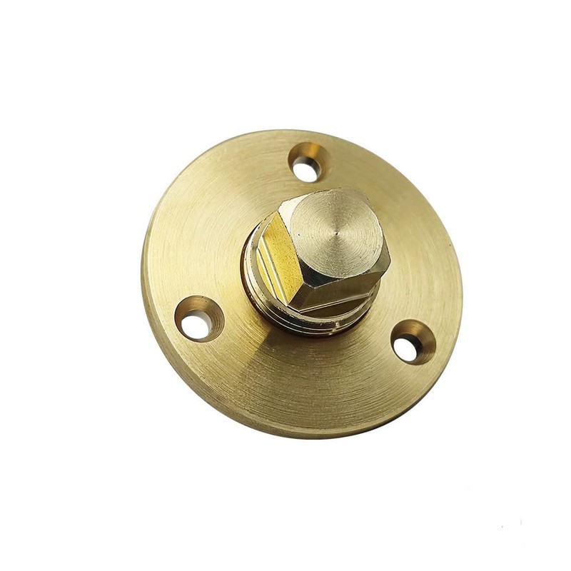 JT-HLM Brass Boat Drain Plug Kit, Drain Plug,Solid Brass Garboard