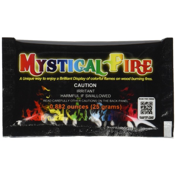 Mystical Fire PLUS Campfire Fireplace Colorant Packets (50 pack, Mystical Fire Plus)