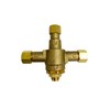 H.C. BT-T39LF-38 Under Counter Thermostatic Mixing Valve, 3/8 inches, Brass