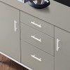 4 Pack Cabinet Pulls Hole Spacing 128mm Stainless Steel Kitchen
