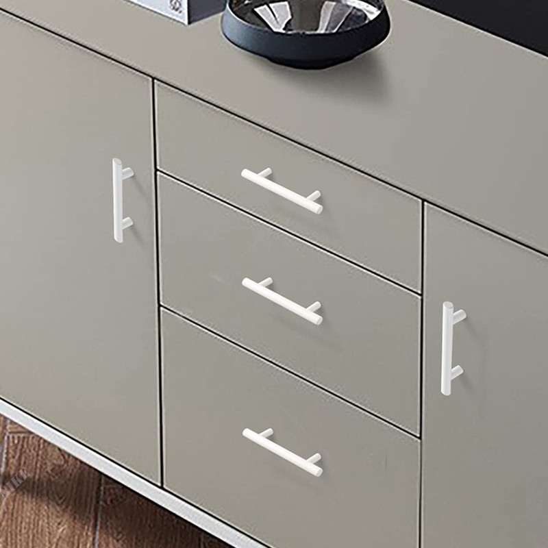 4 Pack Cabinet Pulls Hole Spacing 128mm Stainless Steel Kitchen