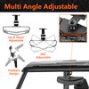 BARQUPO Convex Rear View Center Mirror Wide Angle Foldable Curved