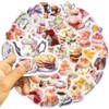 High Tea Afternoon Tea Cute Food Stickers for Kids, Teens,