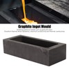 Ingot Mold Graphite Casting Bar Mould 105x35x20MM Internal 125x50x30MM External