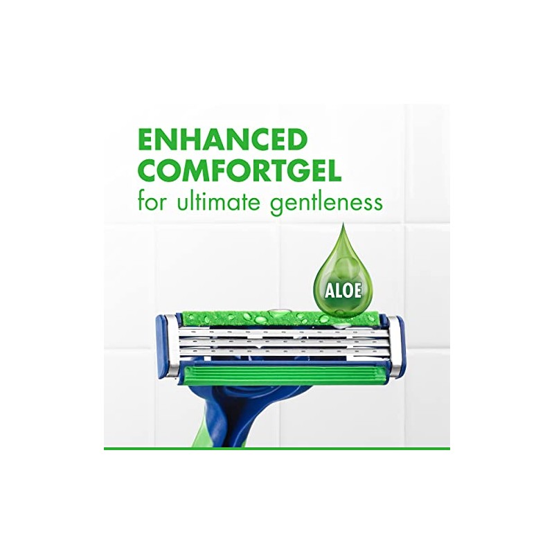 Gillette Sensor3 Sensitive - Maquinilla de afeitar desechable para hombre,