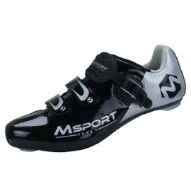 Cycling Shoes for Road Bike Breathable Spinning Bike Shoes Men/Women - Black 7 UK