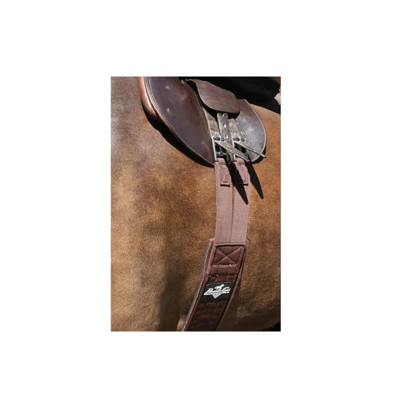 Professional's Choice English Girth Ventech, Color: Chocolate, Size: 50 (EGV50-CHO)