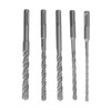 5PCS Masonry Drill Bit Set 40cr Cemented Carbide 160mm Drill
