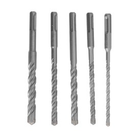 5PCS Masonry Drill Bit Set 40cr Cemented Carbide 160mm Drill Bit for Concrete 6 8 10 12 14mm