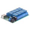 8 Channel Relay Module DC12V UART Serial Port Switch PLC