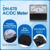Baomain DH-670 DC 100A Analog Amp Panel Meter Current Ammeter
