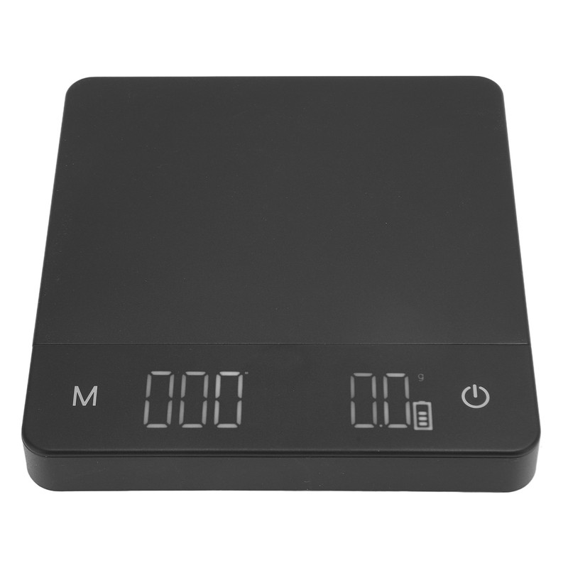 Digital Coffee Scale with Timer USB Rechargeable 0.1g High Accuracy