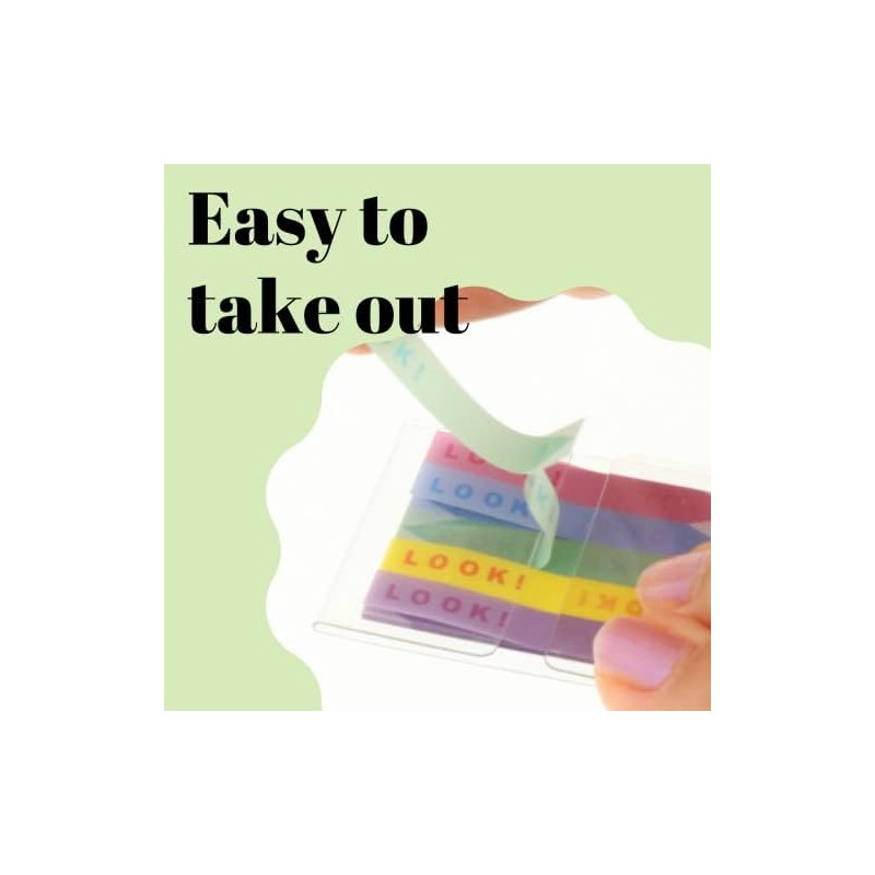 Set of 2 Slim Sticky Notes [Perforated Film, Piri-it Pilit]