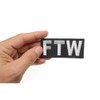 FTW Patch - Forever Two Wheels - 3.25x1.5 inch