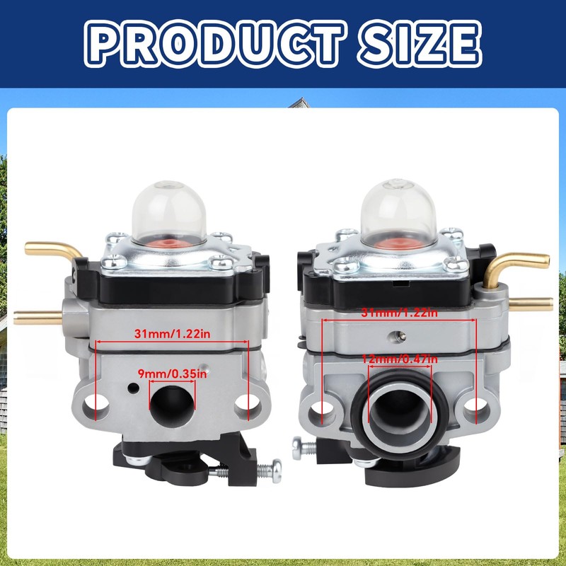 753-06258A Carburetor for Ryobi RY252CS RY253SS RY254BC RY251PH 2 Cycle