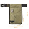 Waist Tool Bag,5-Pocket Single Side Tool Belt Pouch Work Apron