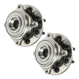 KAX 515122 Pair Front Wheel Hub Bearing Compatible with 2009-2010 Dodge Ram 2500 5.7L 4WD,8 Lug W/ABS