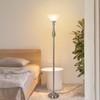 Torchiere Floor Lamp for Living Room, Standing Lamp with White
