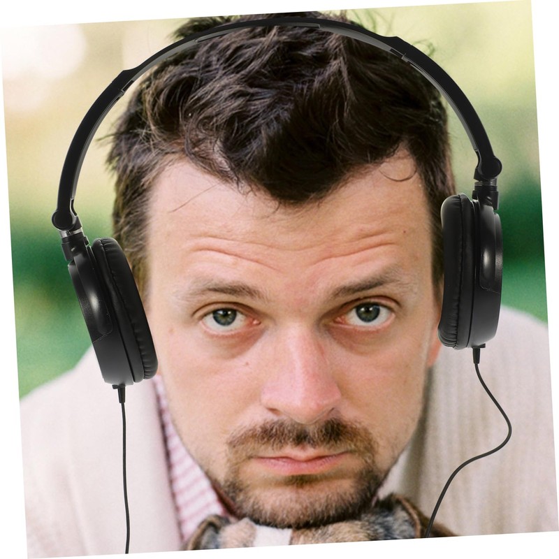 SHINEOFI Lightweight Foldable Headsets with Microphone and Volume Control Over