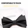 Mebamce Adjustable Bowtie Men Senior Bowtie Pre-Tied Bow Tie Classic