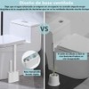 Juego de 3 Escobillas de Silicona para Baño, Montaje en
