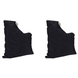 2X Leaf Blower Bag Zippered Bottom Dump Leaf Blower Vacuum Bag Collect Leaf for Garden Lawn Fits Blowers Vacuums