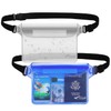 AiRunTech Waterproof Pouch with Waist Strap (2 Pack) | Best