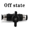 Jienk 2Packs Pneumatic 1/4"x 1/4" Tube OD Ball Valve, Push