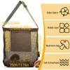 QIBZI Garden Waste Bags, Green Mushroom Picking Bag, Mesh Food