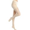 Rex Fit Sheer Pantyhose with Toe Large Medium Beige Class
