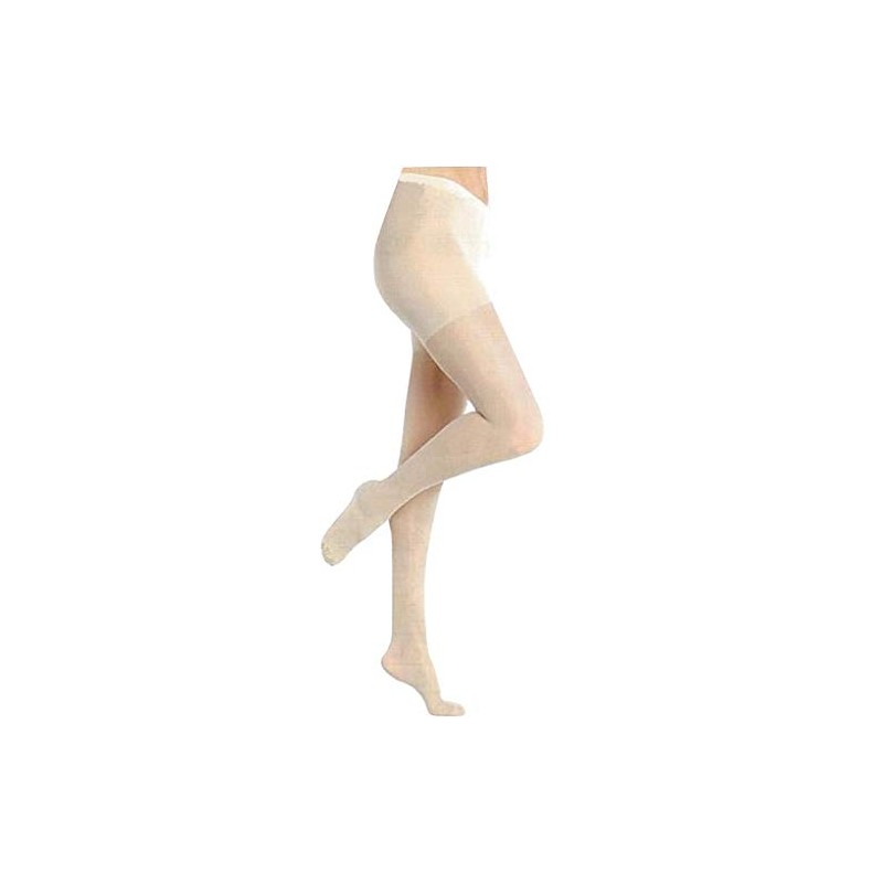 Rex Fit Sheer Pantyhose with Toe Large Medium Beige Class