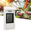 Outdoor Digital Thermometer Waterproof Garden Temperature Gauge Meter with Hook