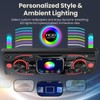 Single DIN Car Stereo with Touchscreen, Bluetooth Audio, Car Radio