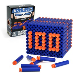 EKIND Nerf N Strike Elite Series Foam Darts, 100 Darts, bule