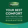 Depend FIT-FLEX Incontinence Underwear for Women, Maximum Absorbency, L, Tan