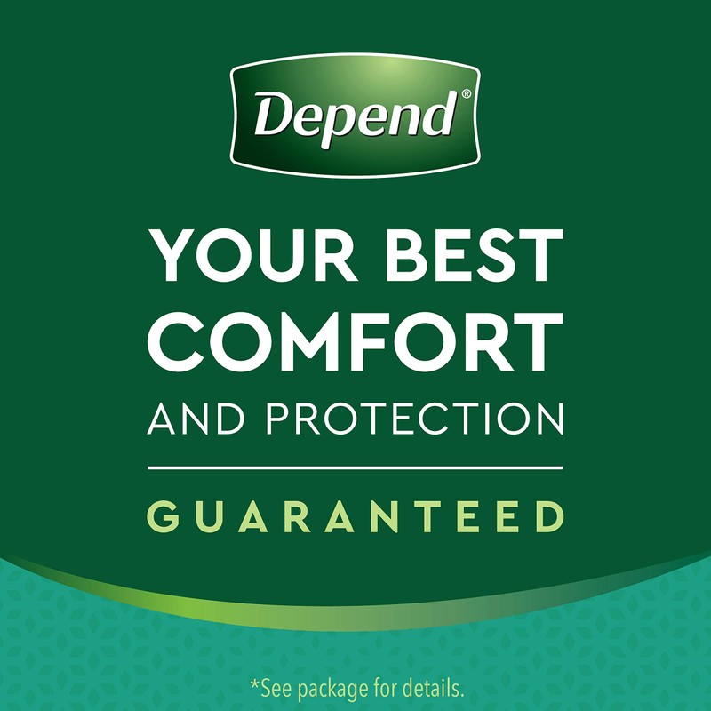 Depend FIT-FLEX Incontinence Underwear for Women, Maximum Absorbency, L, Tan