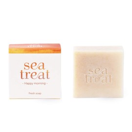 sea treat Fresh Soap, Gift, Moisturizing, Additive-free, Organic, Mineral, Luxurious Bath Time, Orange, Lavender, Lime Scent