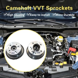 SecosAutoparts Engine Timing Camshaft VVT Sprockets Compatible With Hyundai Sonata Santa 2013-2018 Compatible With Kia Sorento Optima Sportge 2011-2019# 243502G750 243702G751 918-702