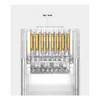 VIVOCH 50 Pcs Cat7 RJ45 Pass Through Connectors, C7 Pass