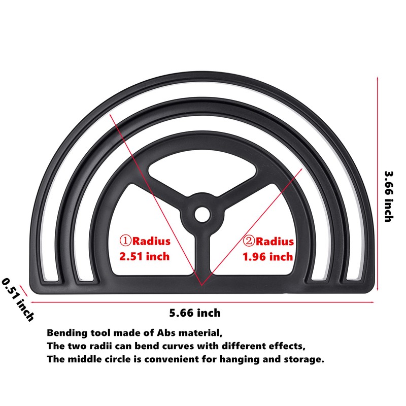 Hat Brim Bender 2-Pack – Dual Slot Hat Curving Tool