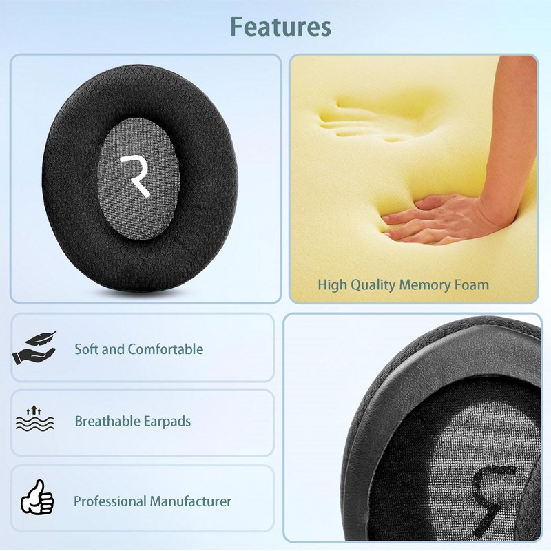 HAIZEEN Ear Pads Compatible with Mpow 059 / H1 /