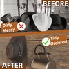 Chinpakden 4 Pack Cowboy Hat Rack - Wall Mount Cowboy