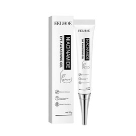 Niacinamide Eye Cream Gel- Lightweight Cooling Gel, Cooling Under Eye Cream For Dark Circles And Puffiness, Hydrating Eye Cream, Soothing Eye Gel, Brightening Eye Gel, Day And Night Eye Gel